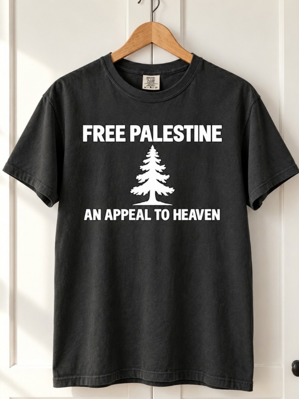 Comfort Colors Free Palestine An Appeal To Heaven Pine Tree T-Shirt